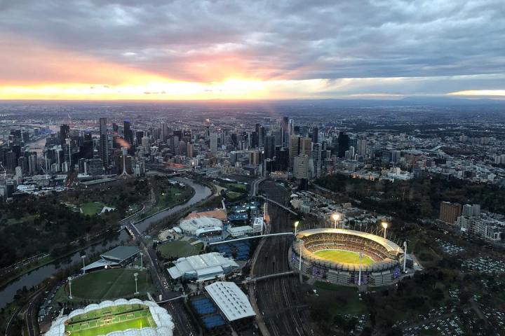 Stadium from the Helicopter
